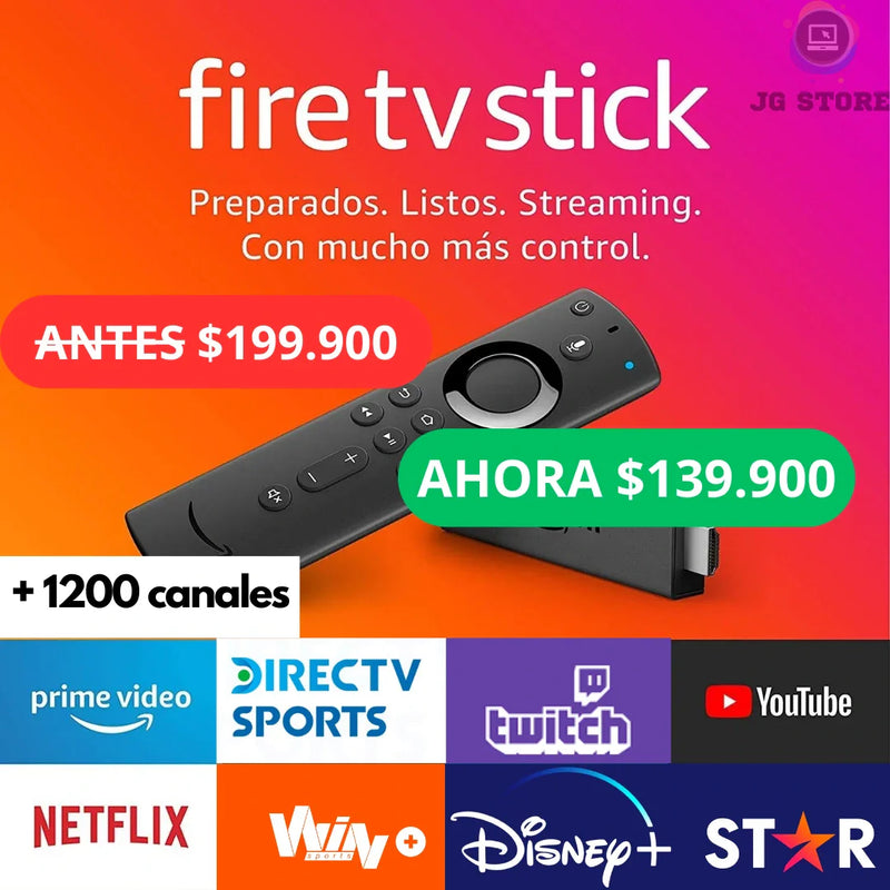 ESTE PRECIO HASTA FINAL DE AÑO - TV Stick 4K + regalo especial