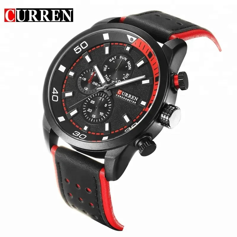 Reloj Curren 8250 Cuarzo con Correa de Cuero